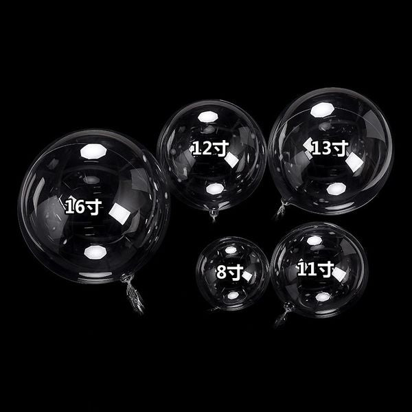 Party Balloons 10-24inch Transparent Bobo Bubble Balloon Clear Inflatable Air Helium Globos Valentine Day Wedding Birthday Baby Shower Decor