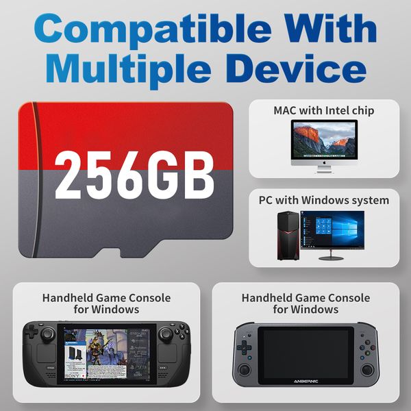 Latest Batocera 39 System TF Game Card for Steam Deck-Windows PC-MAC-Handheld Game Console with 51400+ Games for PS3-PS2-PS1-N64