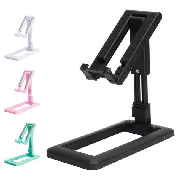 Cell Phone Mounts Holders Universal Foldable Desk Phone Holder Mount Stand For IPhone 15 14 Samsung Adjustable Tablet Cell Smartphone Deskto