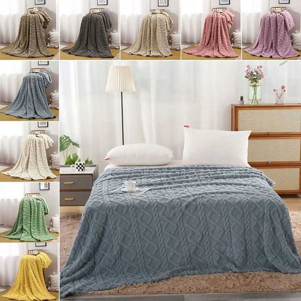Throw Blanket for Couch Flannel Fleece Throw Blanket Machine Washable 70 * 100cm Bed Blanket Warm Plush Blanket for Bedroom Y240730