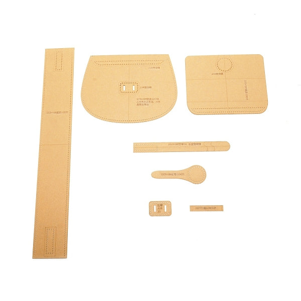 Plantilla de cuero acrílico transparente