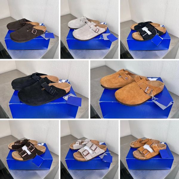 desiner slippers sandals famous women womens slippers slippers mens sheepskin slippers casual shoes Daily Outfit Buckle brown shoes 35-45