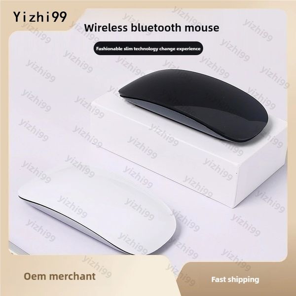 Bluetooth 4.0 Wireless Mouse Rechargeable Silent Multi Arc Touch Mice Ultra-thin Magic Mouse For Laptop Ipad Mac PC Macbook Touch Type-c mou