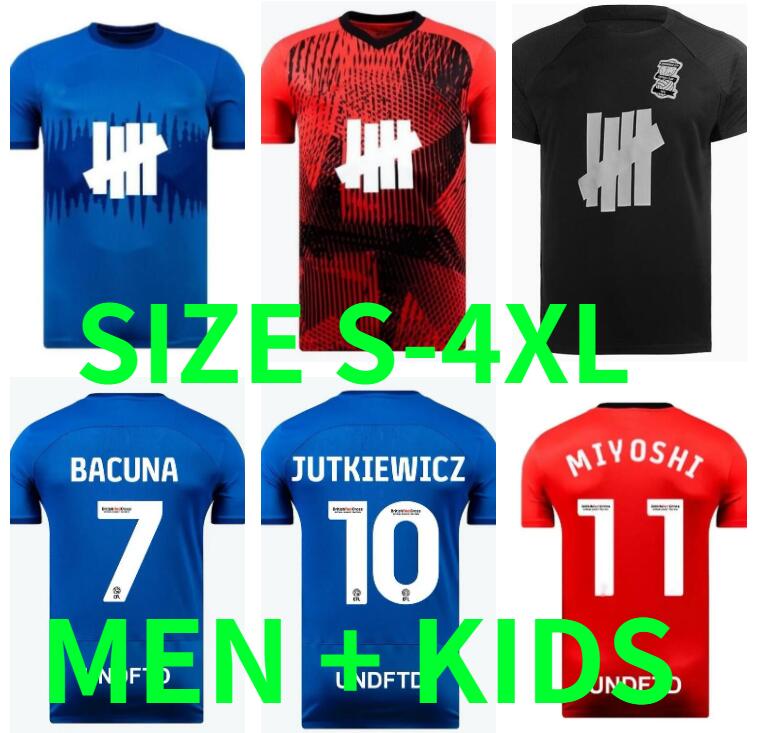 23 24 Birmingham Soccer Jersey DEENEY Hogan McGREE City FC 2023 2024 Home Away Adults Men Kids Kit Full Set Football Shirts Socks Jutkiewicz DEAN BA