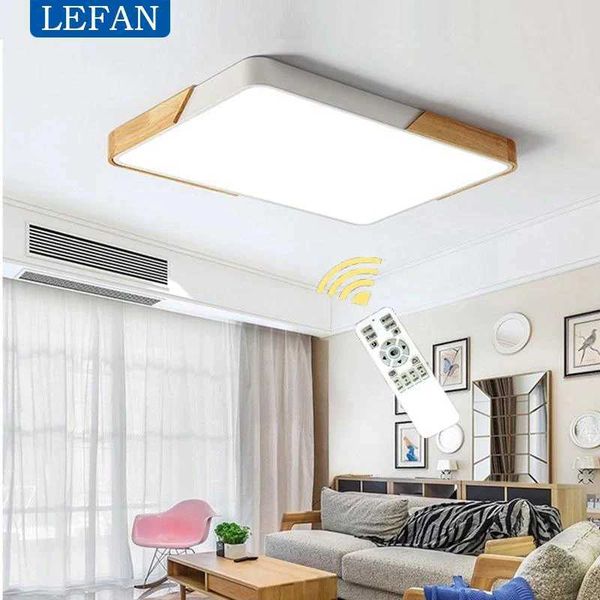 Nordic Style Ceiling lights Bedroom LED Ceiling Light Living Room Kitchen Wooden Chandelier Dining Room Lamp Aisle Lighting Z250120