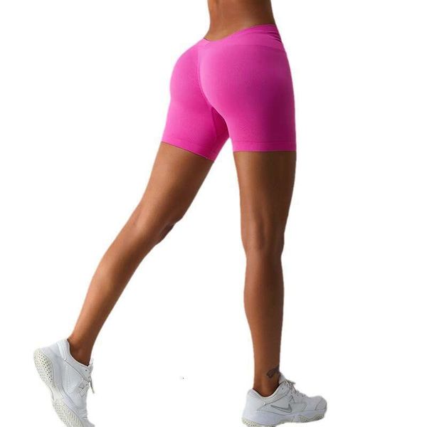 Yoga Align yoga V peach hip seamless fiess pants tight waist abdominal sports shorts LL Sport Lemon Running Workout Gym Clothing zb