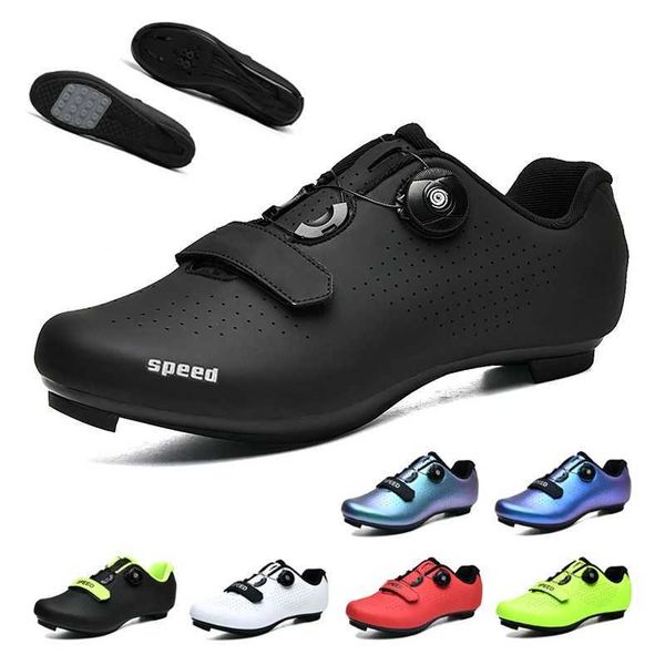 2023 new road cycling shoes mens cycling sports shoes Mtb Clits Route Cleat dirt cycling speed flat sports racing womens Spd pedal shoes Y24