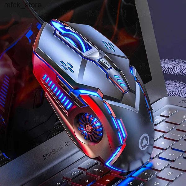 Laser PC Gaming Ergonomic with LED Backlit USB Mice Computer Gamer Girl Mouse for Laptop J241220