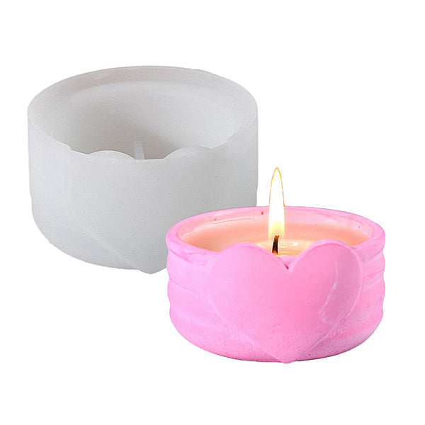 Christmas Theme DIY Silicone Candle Holders Molds