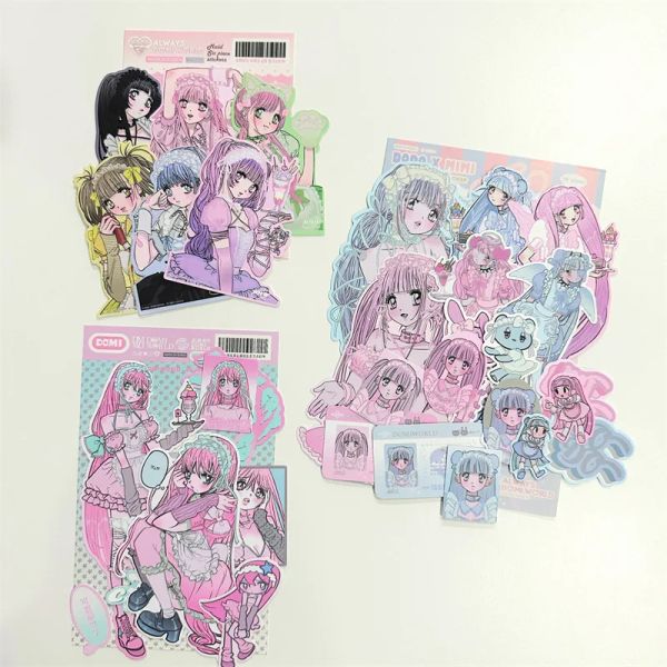 Y2K Korean Ins Girls Domi Decorative Stickers For Planner DIY Album Diary Scrapbooking Material Sticker Journaling Stationery