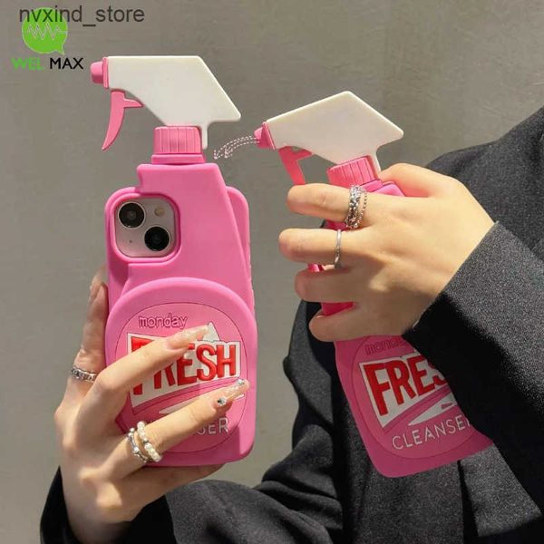 Cell Phone Cases 3D Funny Laundry Detergent Silicone Phone case For iPhone 16 15 14 13 12 11 Pro Max shockproof Anti-fall soft shell birthda