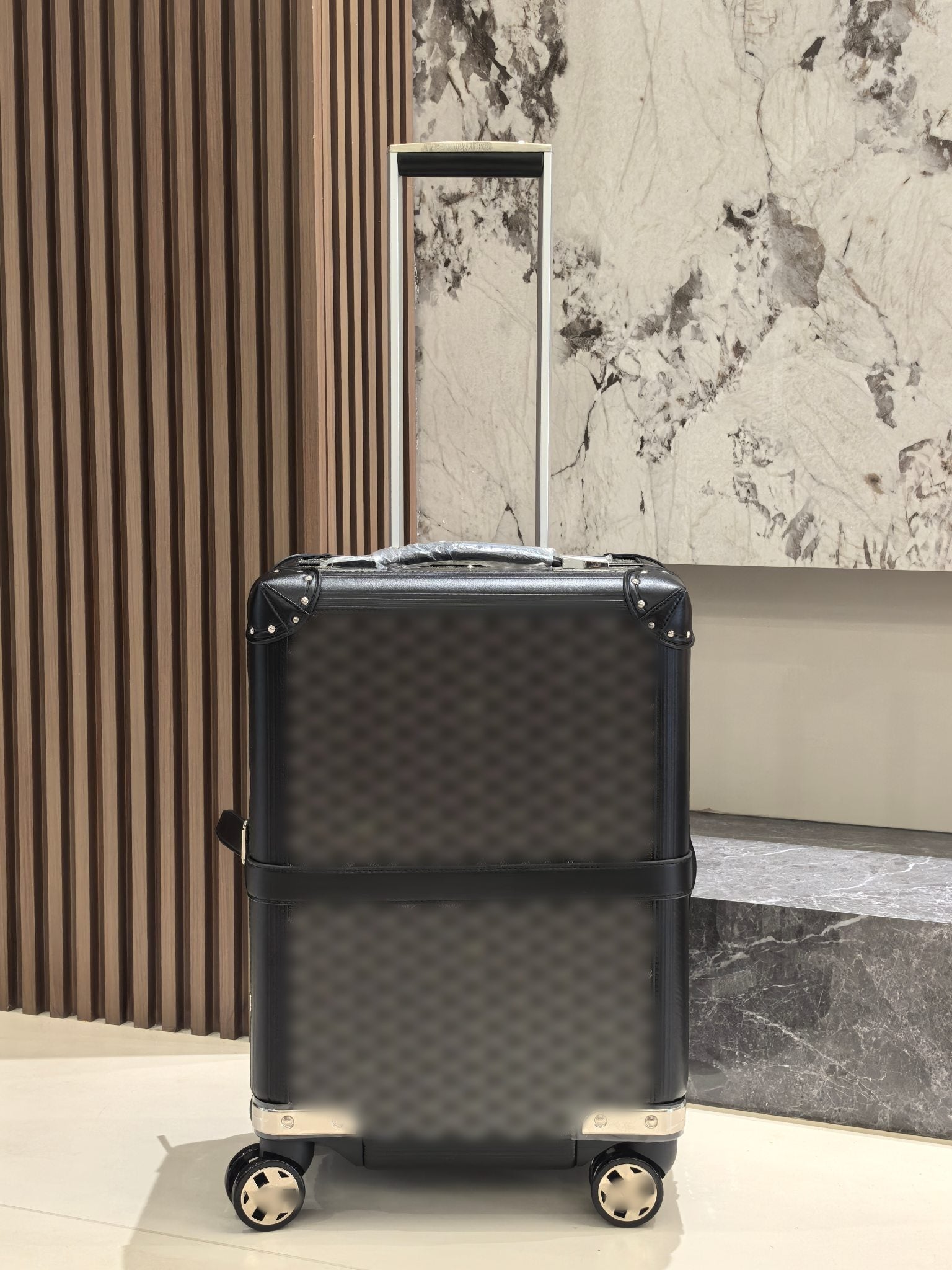 Designer luggage, carry-on suitcase, stylish, trendy, luxurious, one of the most expensive suitcases in the world.