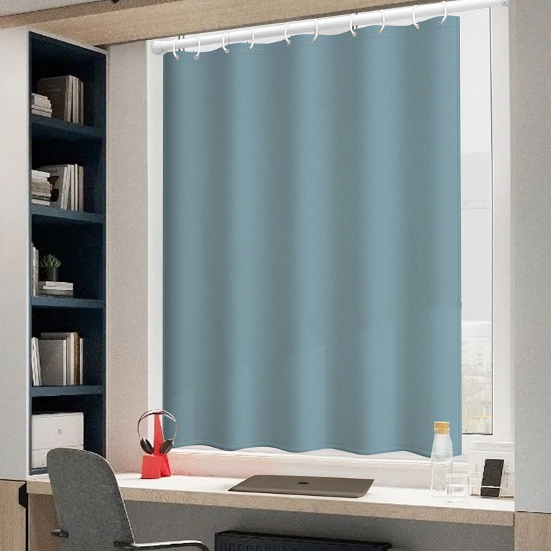 YL-37009 digital printed fabric shower curtain waterproof thick bathroom hook partition curtain