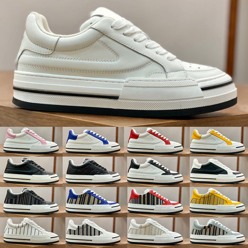 Designer Casual Shoes D-FREEWAY Sneakers Women Wool Trainers Fluffy Furry Skateboarding Shoes Cowhide Leather Sneaker Warm Winter Fur Trainer