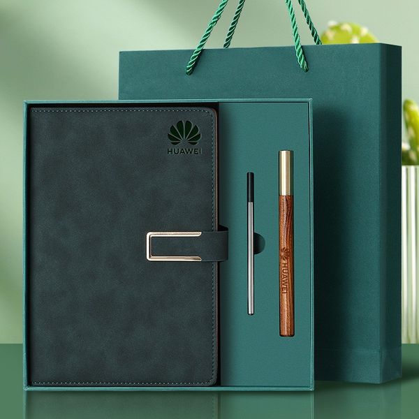 Classic Sheepskin Leather Business Notebook - Stylish Paper Organizer for Office and Educational Settings