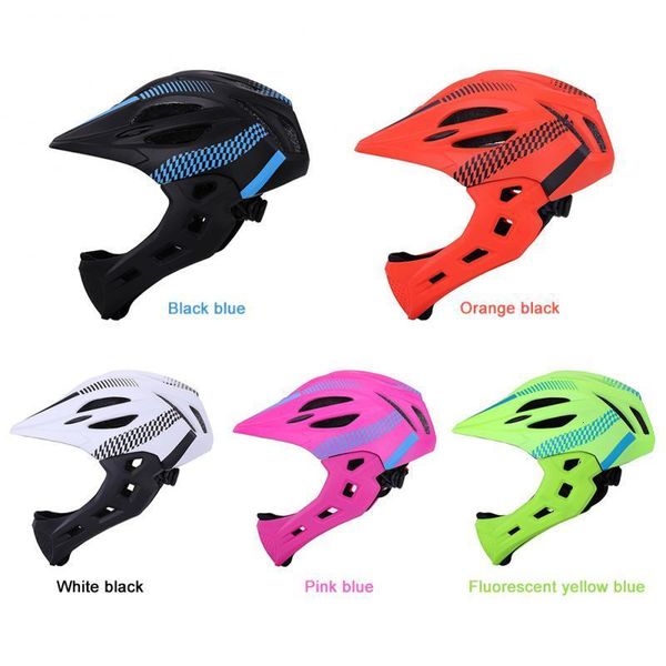 Capacetes de ciclismo para esportes ao ar livre, capacete integral para crianças, equilíbrio, scooter, equitação com luz e rede de insetos 2