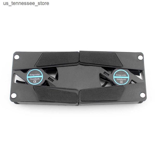 Laptop Cooling Pads USB Powered Laptop Cooling Pad with Double 60mm Fans Foldable Cooler Pad Cooling Pad Bracket for Notebook Laptop PC Comp