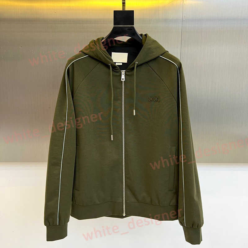 Designer Men&#039;s Jackets European Fashion Brand 25 Autumn Winter New Hooded Jacket Men&#039;s Fashion Casual Zipper Cardigan Sweatshirt Jacket co