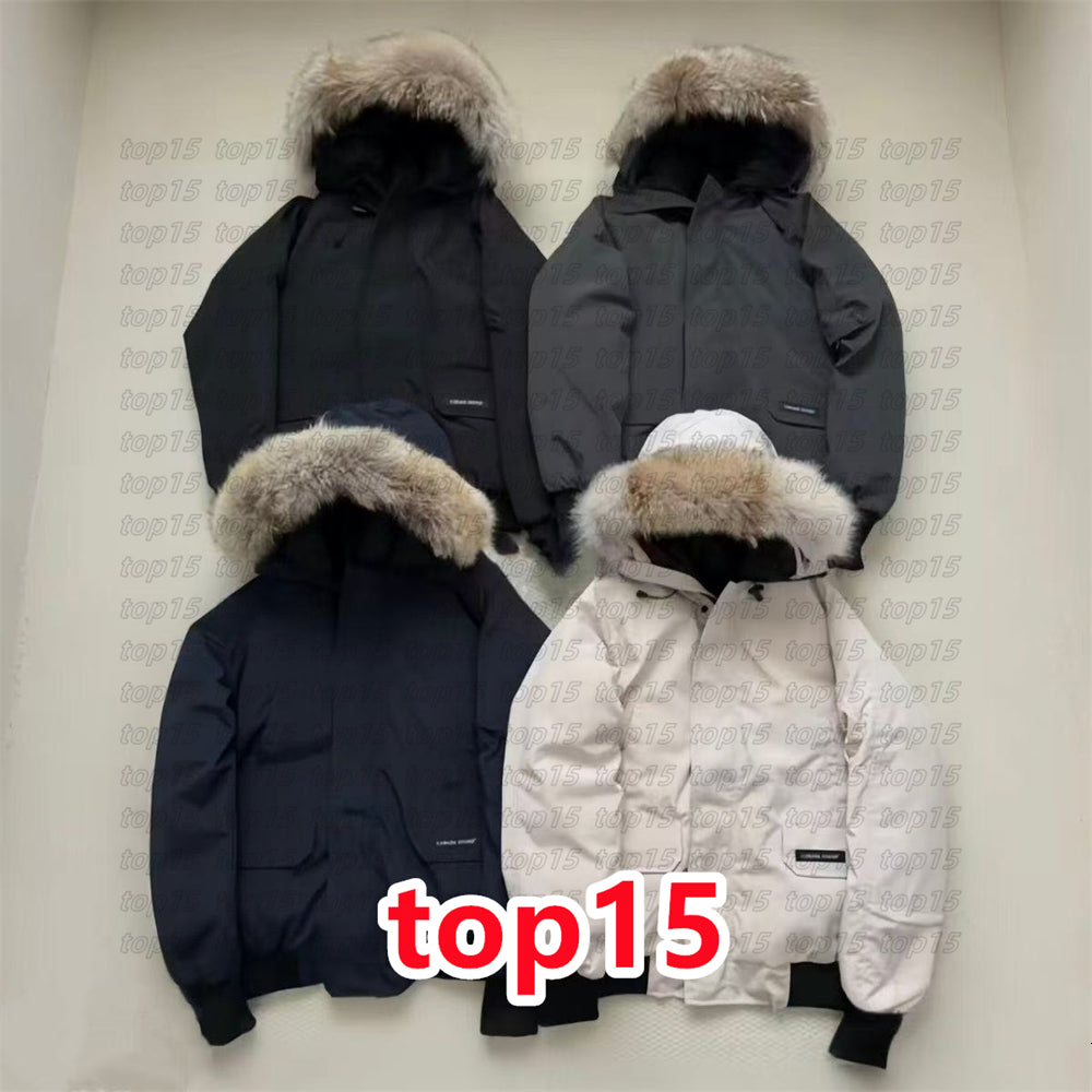 High Quality Goose Down Jacket Women Coat Real Big Wolf Fur Men Wyndham Overcoat Clothing Fashion Winter Outerwear Parkas