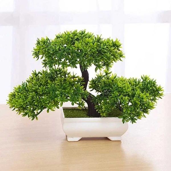 Artificial Plants Bonsai Simulated Tree Potted Plants Fake Flowers Table Potted Ornaments Y240801