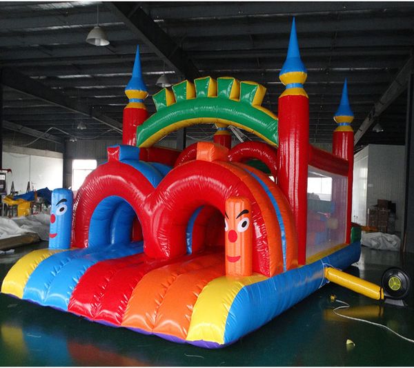 Outdoor Games & Activities PVC Customized Inflatable Obstacle Course for Kids and Adults