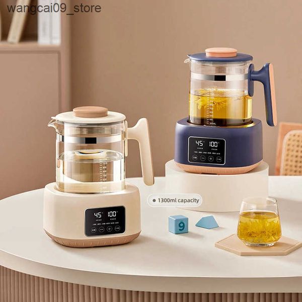 Health Pots 1300ml Infant Thermostatic Milk Regulator Baby Kettle 72 Hours Keep Warm Hot Water Smart Insulation Pot Milk Powder Warmer 220V