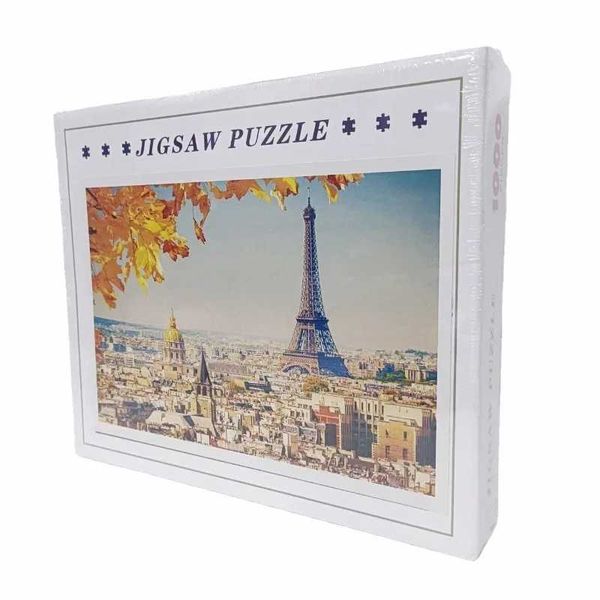 Puzzles Adult Jigs Puzzle 1000 Pieces Eiffel Tower 75*50cm Stress Relief Entertainment Toys Paper Puzzles High Quality Christmas Gift