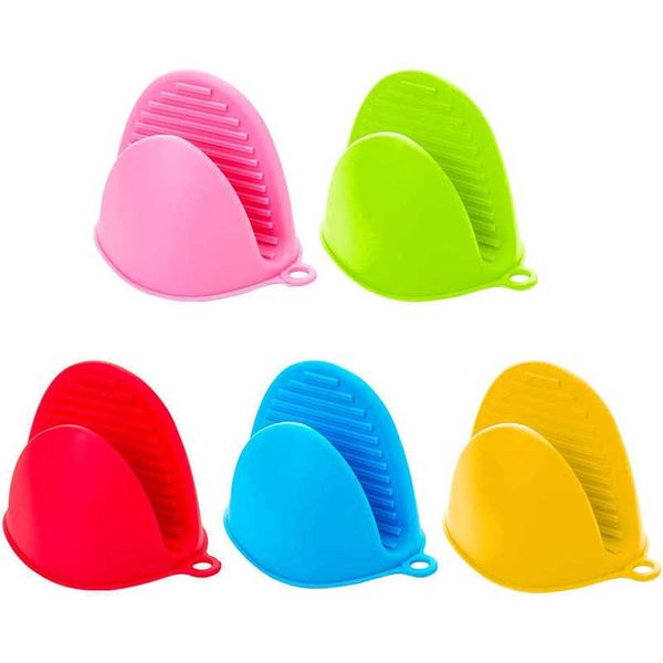 Baking Hand Clip Thickened and High Temperature Resistant Suitable for Microwave Oven Insulation Gloves Silicone Hand Clip
