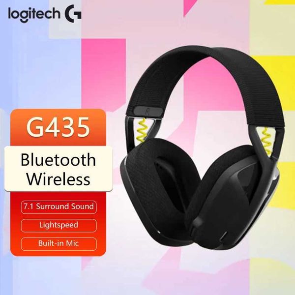 G435 LIGHTSPEED Wireless Gaming Headset Surround Sound Headphone Over-Ear For PC Laptop Games And MusicC250212