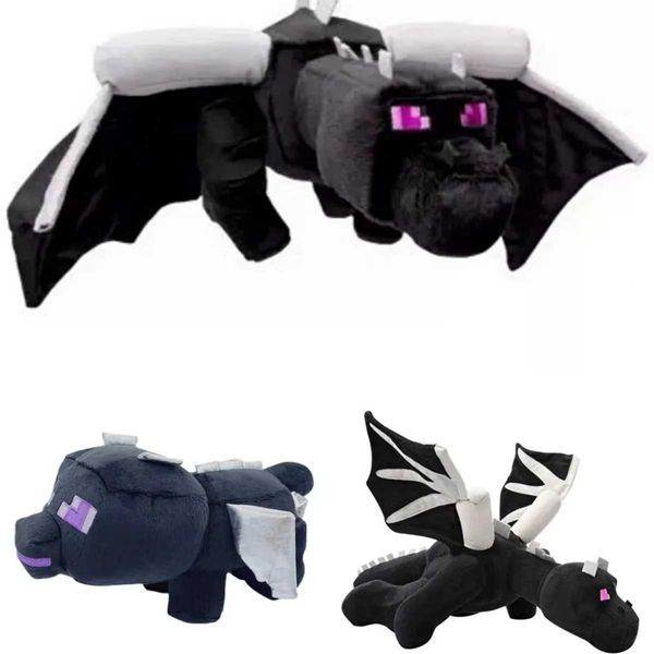 Plush Dolls 60cm Game MC Ender Dragon Enderdragon Plush Toys Doll Black Ender Dragon Plush Soft Stuffed Animals Toys Gifts for Children Kids