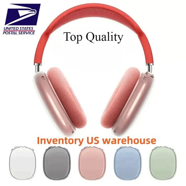 airpodspro max Real For Airpods Max Headband Headphone Accessories Transparen TPU Solid Silicone Waerproof Proecive case AirPod Maxs pro 2 H