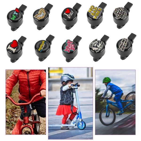 Other Interior Accessories Bike Bell English Lettersaluminum Alloy Clear Sound Premium Bicycle Loud Crisp Tricycle For Adts Drop Deliv Otegk