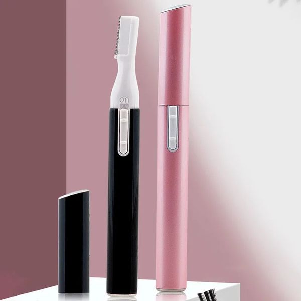 Stainless Steel Electric Eyebrow Trimmer Womens Eyebrows Trimmer Shaving Shaver Automatic Eyebrow Trimmer Beauty Trimmer 241226
