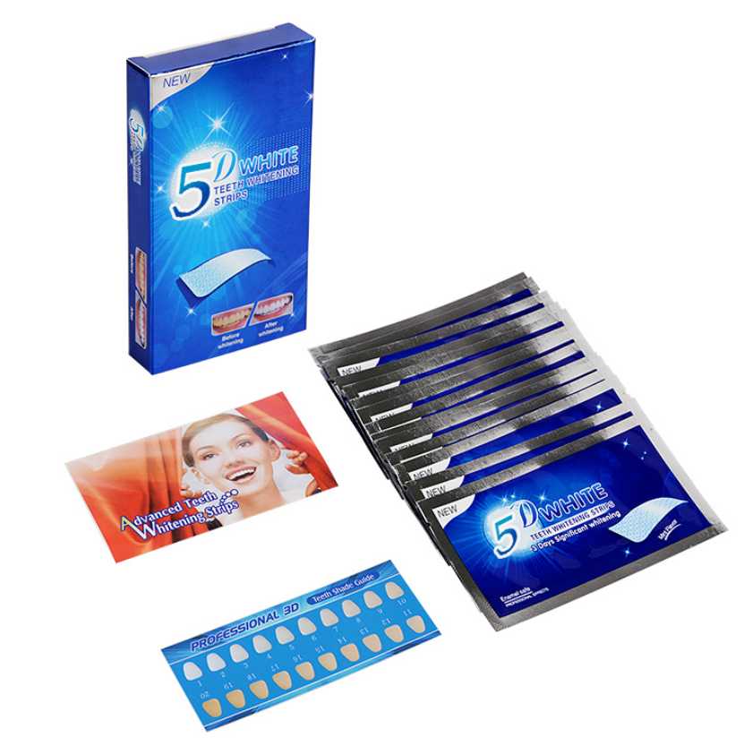 Teeth Whitening Strips 5D 14 Pouches 28 Strip Oral For Stains Removal Drop Delivery Health Beauty for Smoking Coffee Soda Wine Stain