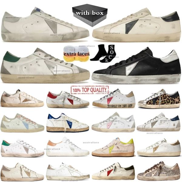 Designer Shoes Super Star Sneakers Trainers White Royal Blue Grey Suede Patch Ice Grey Snake Beige Night Blue Light Pink Silver Glitter Mens