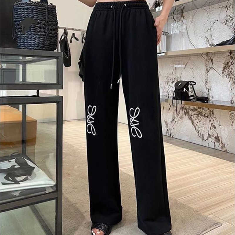 Summer women designer pants American hip-hop high street sweatpants loose straight waist trousers printed slacks womens clothing trend