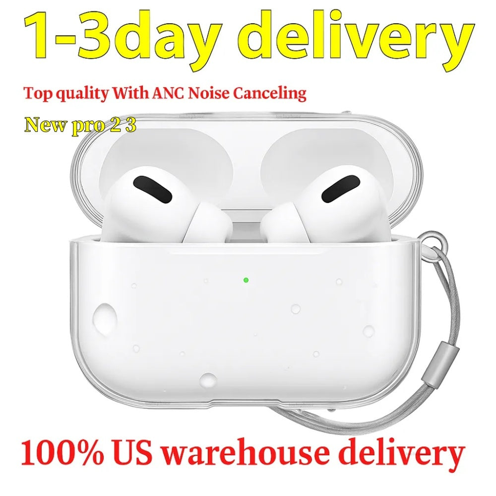 ANC Noise Cancellation Headphones cover for AirPods 4 airpods pro 3 2 4 3rd max Headphone Accessories Silicone Protective Headphone Cover Headphone