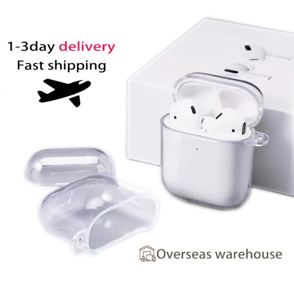 For Airpodspro 2 3 4 earphones Accessories airpodspro max Silicone Cute Protective Headphone Cover airpods pro 2nd TPU Shockproof Case