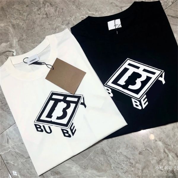 mens designer t shirt graphic tee white t shirts for men Women Shirts Fashion Letter Print Round Neck black white short black history tshirt