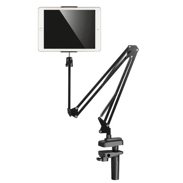 New T2 Metal Long Tablet Stand Bed Desktop Lazy Bracket Support IPad Smartphone Holder Microphone Boom Arm