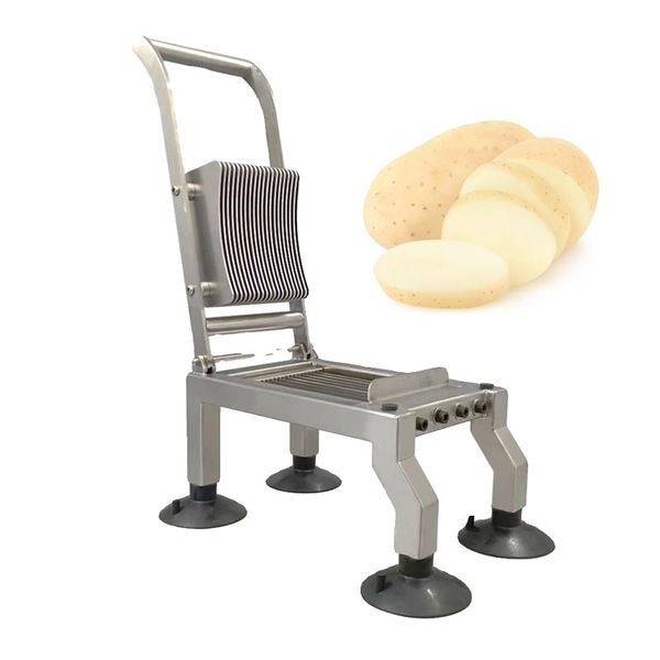 Potato Slicer Commercial Vegetable Chopper Manual Vegetable Cutter Kitchen Gadgets Chips Food Processors