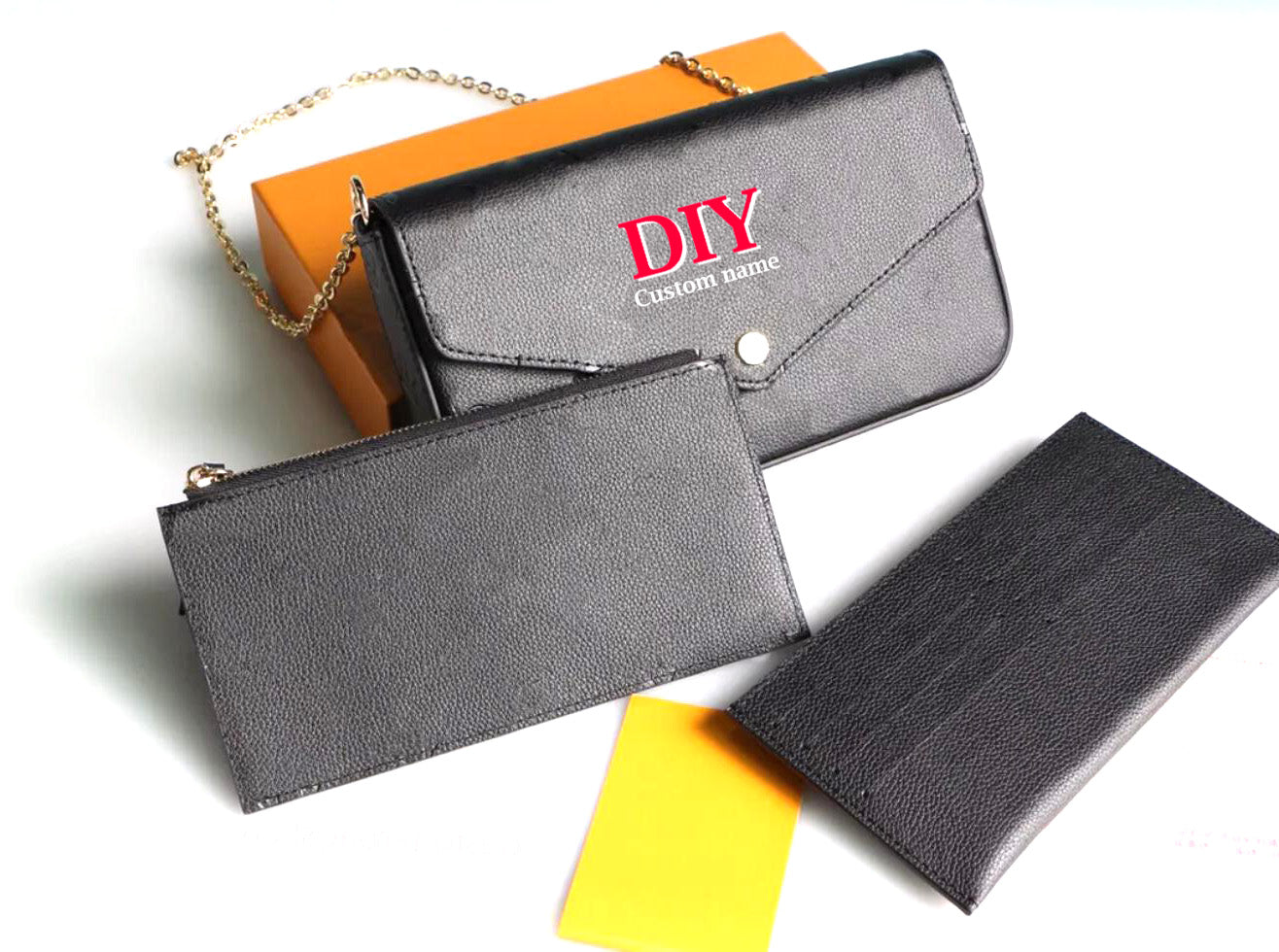 Shoulder Bags Large DIY custom name customizing Customized Memo Planner Notebook Diary Protective Case Card Passport Wallet Desktop Notepad