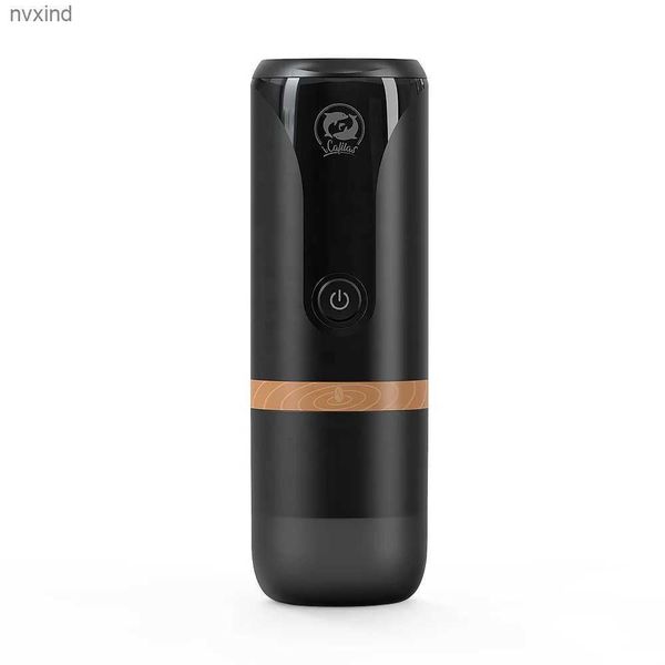 Coffee Makers Small outdoor travel manual coffee machine capsule mini manual press portable espresso machine for coffee power or capsule y24