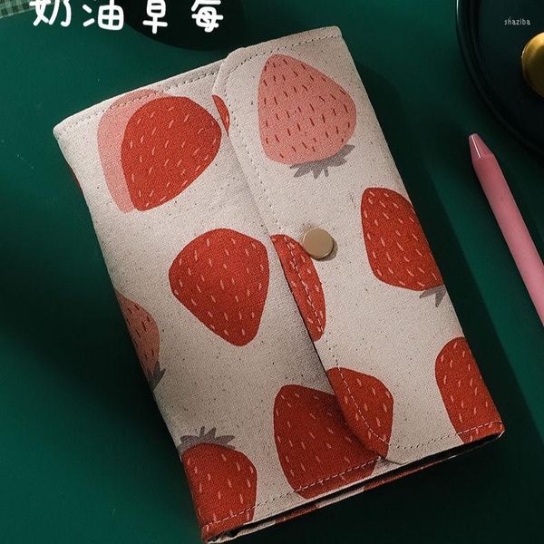 wholesale Fabric Design A5 A6 Loose-leaf Noteboo Journals Spiral Binder Diary Notebook Agenda Planner Office School Stationery