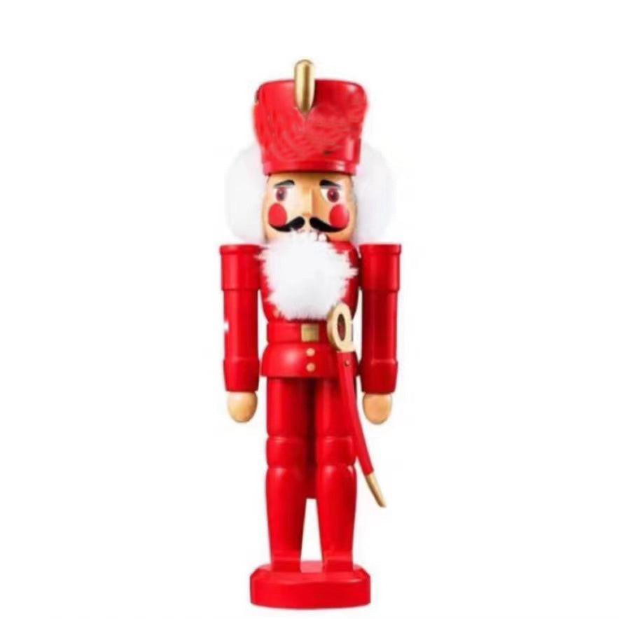 19wf Nutcracker soldier puppet Toy Christmas gift
