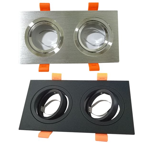 MR16 Lighting Accessories Cup Bracket Spot Light Brackets Face Ring GU10 Lamp Cups Bracketr Car Aluminum Face Ring Embedded Ceilings Light H