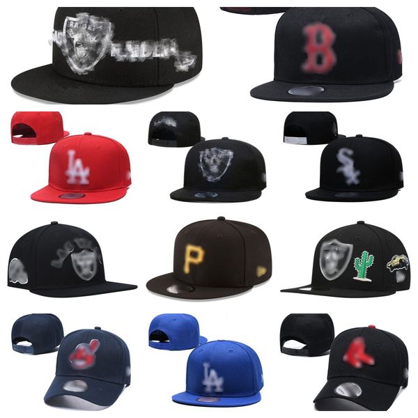 wholesale All teams Logo Snapback Baseball Snapbacks Mesh hats men Designer Baskball hat Letter Cotton Embroidery Football Snapbacks Hat Hip