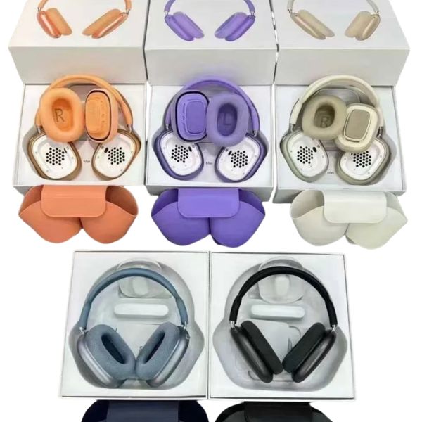 For airpodspro max Headphones maxes Accessories Wireless Earphone ANC Top Quality Metal Earmuffs