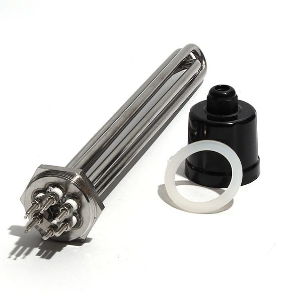 Thread Electrical Heating Pipe Water Heater Immersion Element DN40 BSP 3KW-4.5KW-6KW-9KW-12KW 220V-380V