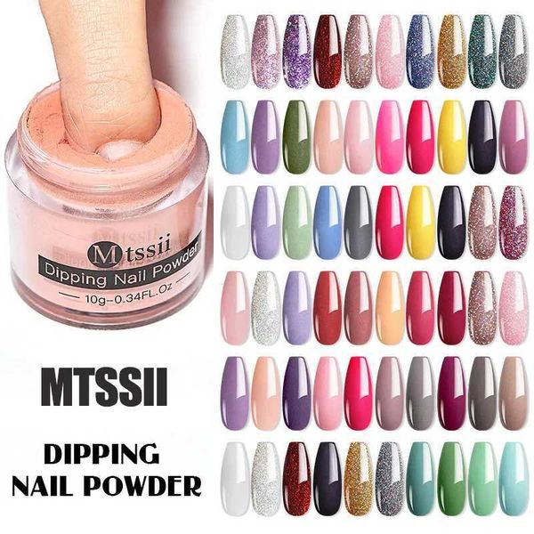Mtssii Dipping Powder Acrylic Powder Dip Powder Nails No Need Lamp Cure Natural Dry Long Lasting Nails Glitter Manicure Nail ArtXJ240816